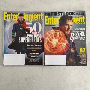 Entertainment Weekly - Benedict Cumberbatch, Jan 8/15 2016 & Oct 21/28 2016